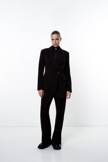 Classic trousers with slits - BRUSNIKA Women Clothes