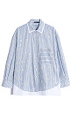 shirt with embroidered daisies - BRUSNIKA. Women clothes