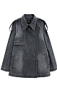 Jean trench coat with a yoke - BRUSNIKA. Women clothes