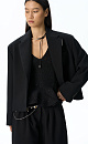 Cropped polyviscose jacket - BRUSNIKA. Women clothes