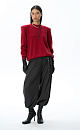 Jumper with shoulder pads - BRUSNIKA. Women clothes