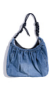 Denim drawstring bag - BRUSNIKA. Women clothes