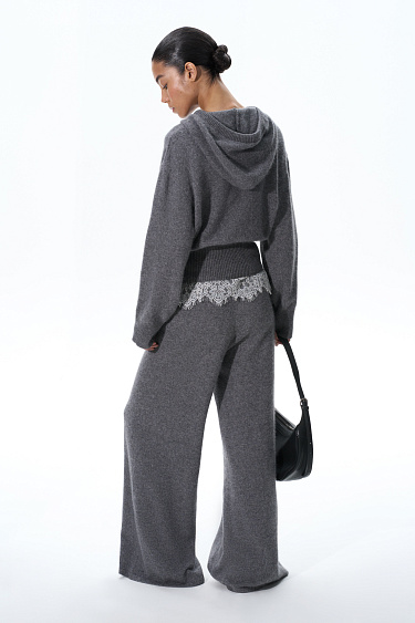 Raccoon fur trousers - BRUSNIKA Women Clothes