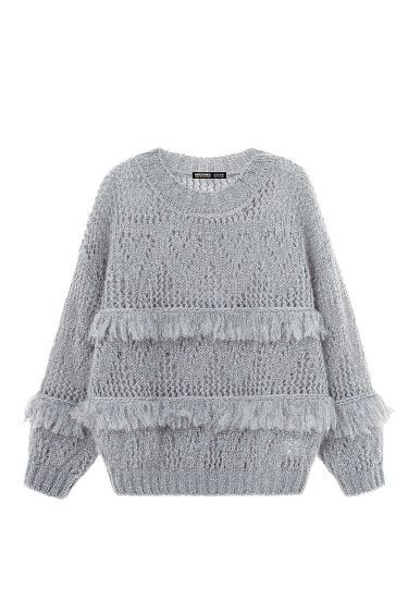 Jumper with fringes - BRUSNIKA Women Clothes