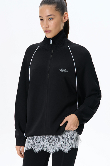 Sporty bomber jacket - BRUSNIKA Women Clothes