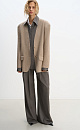 Cashmere jacket without lapels - BRUSNIKA. Women clothes