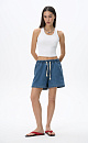 Drawstring shorts made of 100% cotton - BRUSNIKA. Women clothes