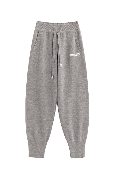 Jogger trousers made of wool - BRUSNIKA Women Clothes