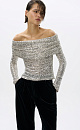 Sequined top - BRUSNIKA. Women clothes