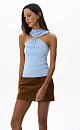 Knitted top with a decorative element - BRUSNIKA. Women clothes