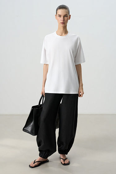 Raglan Sleeve T-shirt - BRUSNIKA Women Clothes