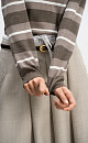Striped longsleeve - BRUSNIKA. Women clothes