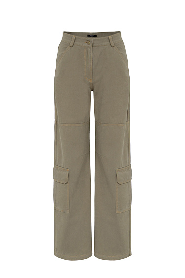 Denim cargo pants - BRUSNIKA Women Clothes