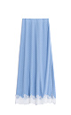 Polka dot skirt with lace - BRUSNIKA. Women clothes