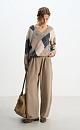 Cashmere jumper with an Argyle pattern - BRUSNIKA. Women clothes