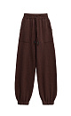 Knitted trousers made of cotton - BRUSNIKA. Women clothes