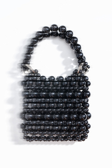 A handbag made of round beads - BRUSNIKA Women Clothes