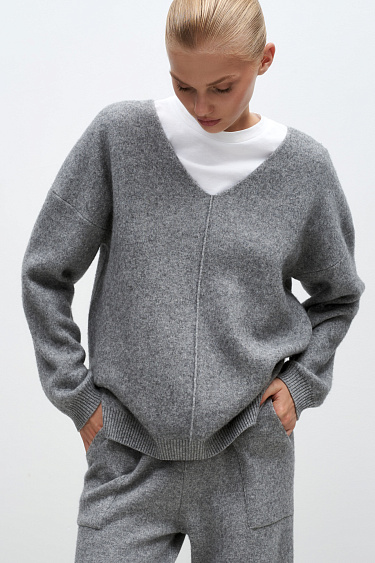 Cashmere and wool knit jumper - BRUSNIKA Women Clothes