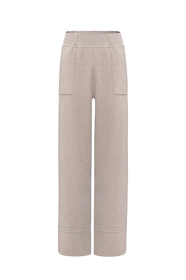 Knitted trousers made of cashmere and wool - BRUSNIKA Women Clothes