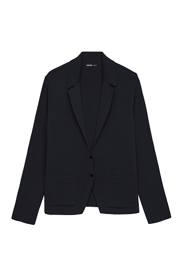 Single-breasted merino wool jacket - BRUSNIKA Women Clothes