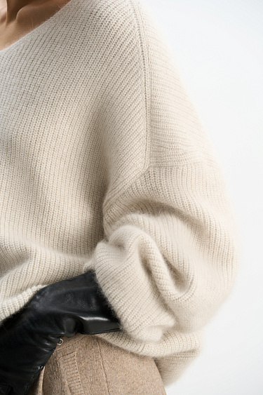 Fox down jumper - BRUSNIKA Women Clothes