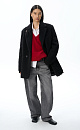 Single-breasted wool jacket - BRUSNIKA. Women clothes