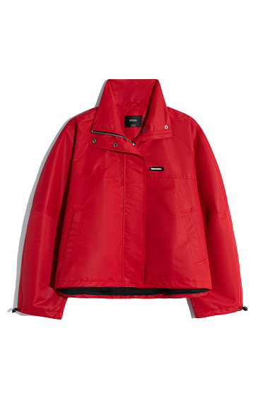 Bomber jacket with a stand-up collar - BRUSNIKA Women Clothes