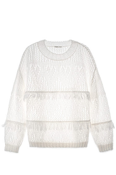 Jumper with fringes - BRUSNIKA Women Clothes