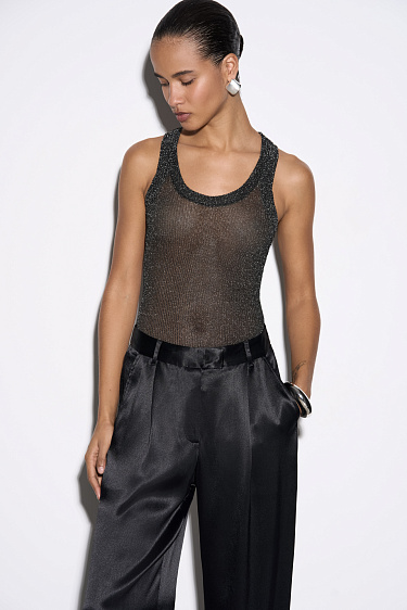 Top with lurex - BRUSNIKA Women Clothes