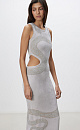Snake Print Maxi Dress - BRUSNIKA. Women clothes