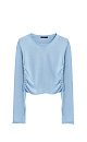 Long sleeve top with drawstring - BRUSNIKA. Women clothes
