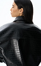Jacket made of textured eco‑leather - BRUSNIKA. Women clothes
