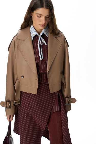 Leather jacket - BRUSNIKA Women Clothes