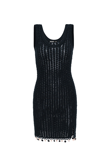 Dress with shell trim - BRUSNIKA Women Clothes