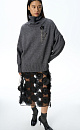 Voluminous alpaca wool jumper - BRUSNIKA. Women clothes