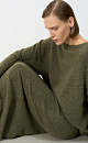 Jumper with dropped shoulder line - BRUSNIKA. Women clothes