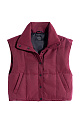 vest with a stand‑up collar and a hood - BRUSNIKA. Women clothes