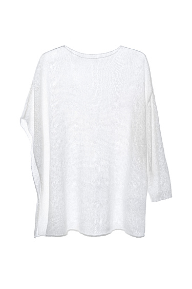 Asymmetrical jumper with one sleeve - BRUSNIKA Women Clothes