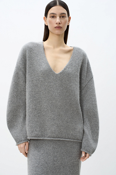 Fox Down Jumper - BRUSNIKA Women Clothes