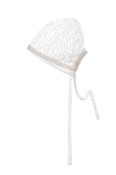 Openwork cap made of alpaca wool - BRUSNIKA Women Clothes