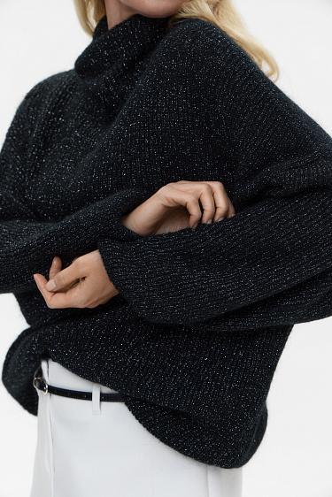 Mohair jumper with lurex - BRUSNIKA Women Clothes