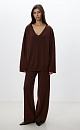 Knitted trousers made of cashmere and wool - BRUSNIKA. Women clothes