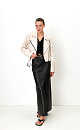 Faux leather biker jacket - BRUSNIKA. Women clothes