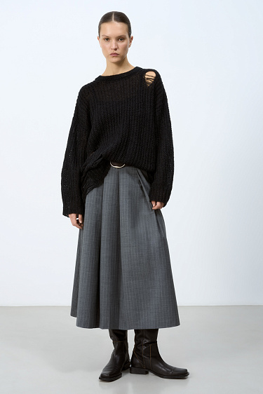 Grunge knit jumper - BRUSNIKA Women Clothes