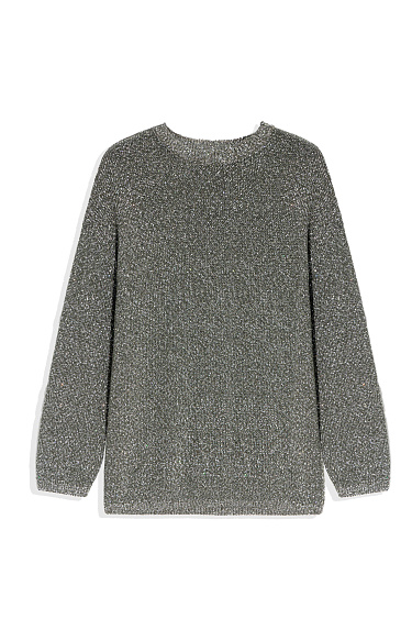 jumper with holographic sequins - BRUSNIKA Women Clothes