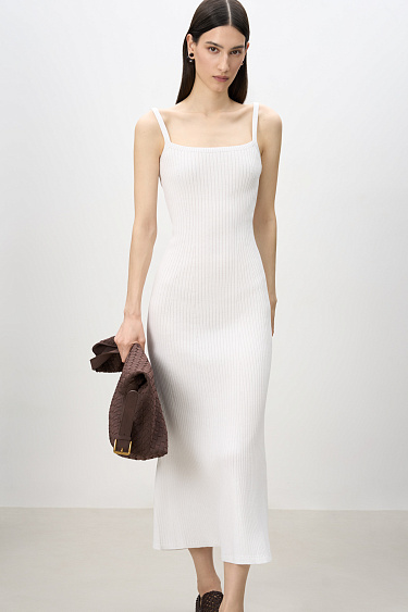 Knitted cotton sundress - BRUSNIKA Women Clothes