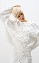 Knitted jumper with braids - BRUSNIKA. Women clothes