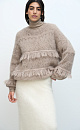 Jumper with fringes - BRUSNIKA. Women clothes