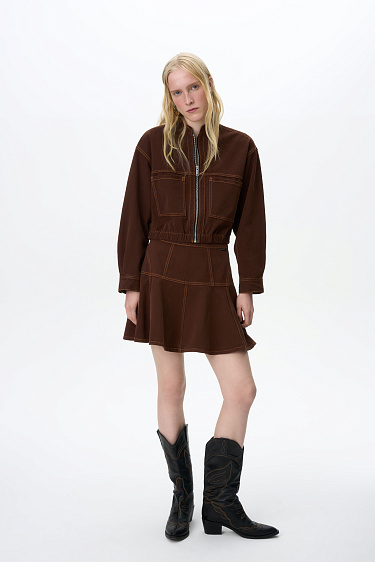 Denim mini skirt - BRUSNIKA Women Clothes