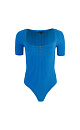 Square neck bodysuit - BRUSNIKA. Women clothes